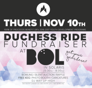 Duchess Ride BOL Fundraiser 2016