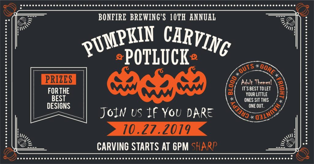 Bonfire Brewing Pumpkin Carving Potluck